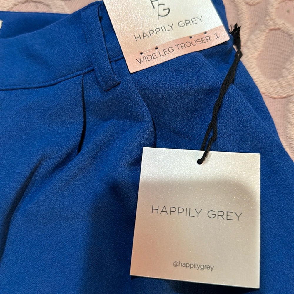 Royal blue capri trousers. New With Tags